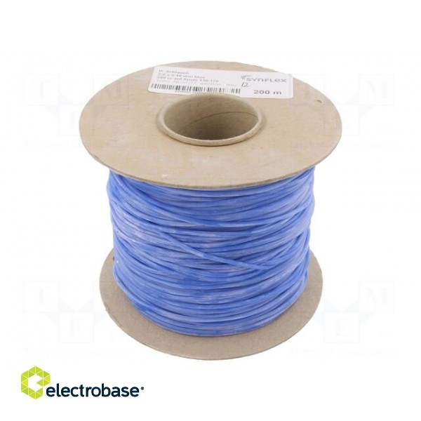 Insulating tube | silicone | blue | Øint: 2mm | Wall thick: 0.4mm image 2