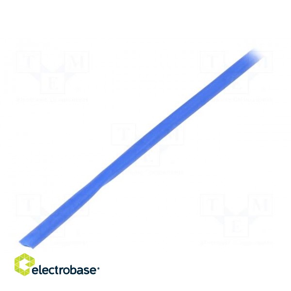 Insulating tube | silicone | blue | Øint: 3mm | Wall thick: 0.4mm image 1