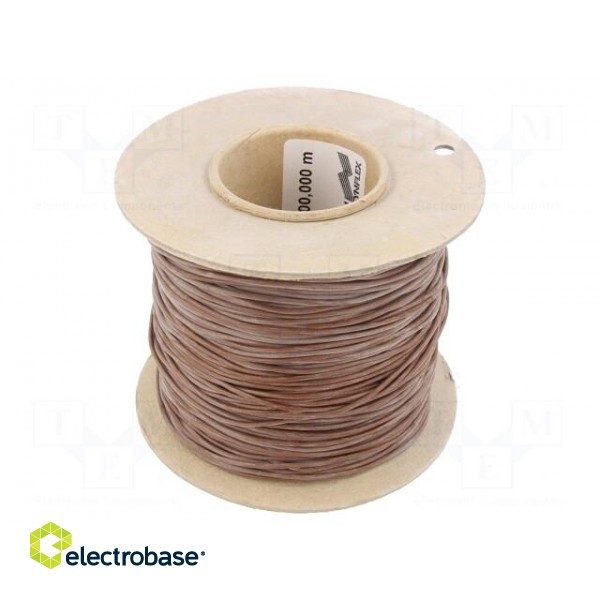 Insulating tube | silicone | brown | Øint: 1mm | Wall thick: 0.4mm фото 2