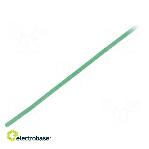 Insulating tube | silicone | green | Øint: 0.5mm | Wall thick: 0.2mm image 1