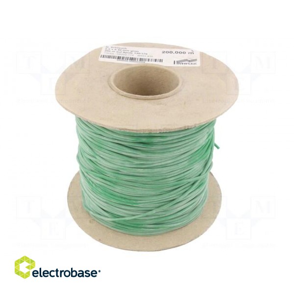 Insulating tube | silicone | green | Øint: 2mm | Wall thick: 0.4mm paveikslėlis 2
