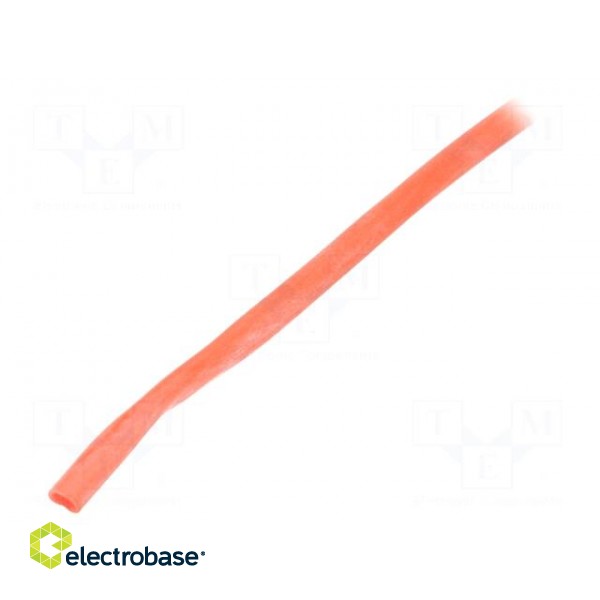 Insulating tube | silicone | red | Øint: 3mm | Wall thick: 0.4mm image 1
