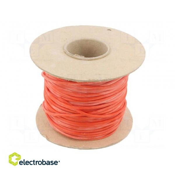 Insulating tube | silicone | red | Øint: 3mm | Wall thick: 0.4mm фото 2