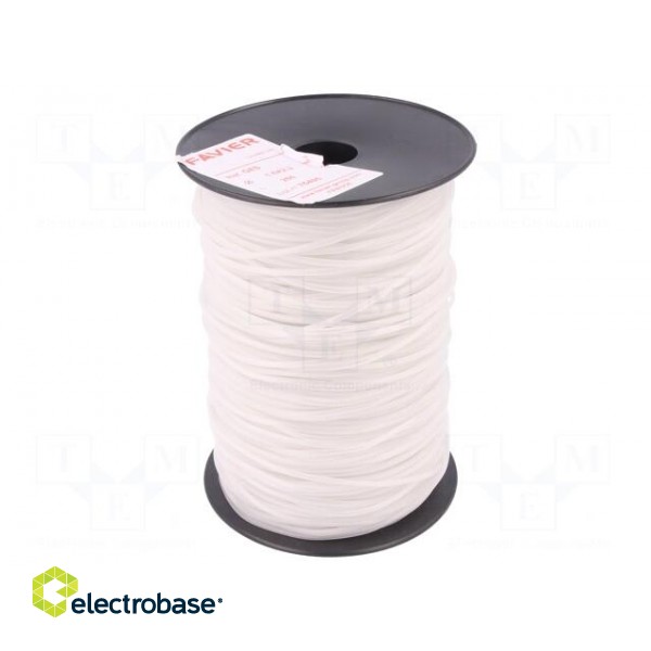 Insulating tube | Mat: silicone | transparent | -50÷200°C | L: 250m image 1