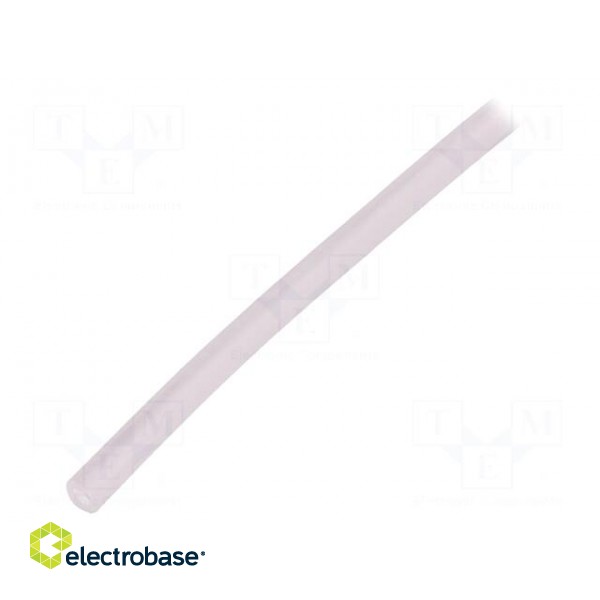 Insulating tube | silicone | transparent | -50÷200°C | Øint: 1mm