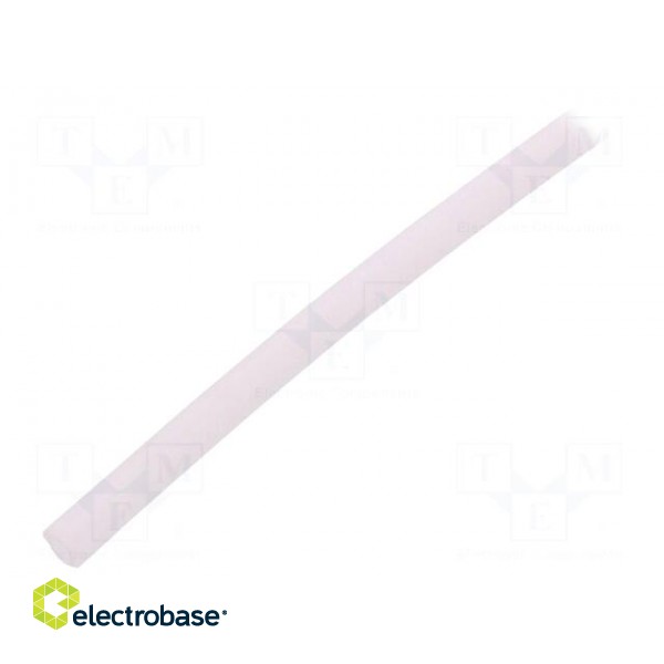 Insulating tube | silicone | transparent | -50÷200°C | Øint: 2mm