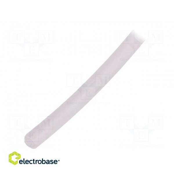 Insulating tube | silicone | transparent | -50÷200°C | Øint: 3mm