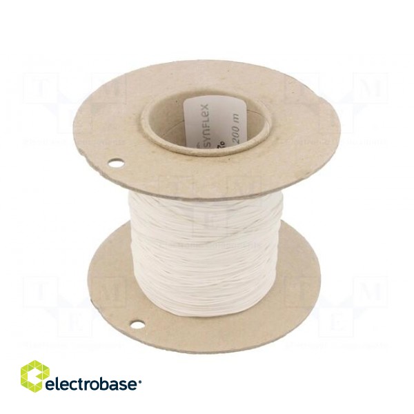 Insulating tube | silicone | white | Øint: 0.5mm | Wall thick: 0.2mm paveikslėlis 2