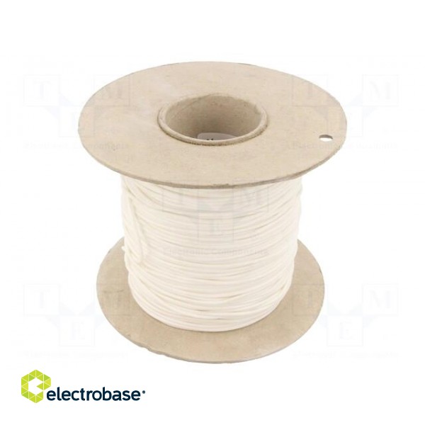 Insulating tube | silicone | white | Øint: 1.5mm | Wall thick: 0.4mm image 2