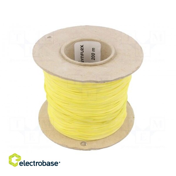 Insulating tube | silicone | yellow | Øint: 0.8mm | Wall thick: 0.4mm paveikslėlis 2