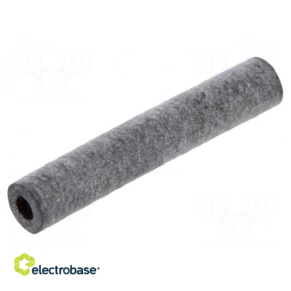 Insulating tubing | Mat: chloroprene | black | -65÷95°C | Øint: 1.5mm