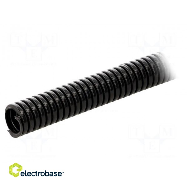 Conduit | ØBraid : 13mm | polyamide | black | Len: 10m | -20÷100°C