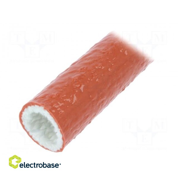 Insulating tube | Size: 16 | fiberglass | L: 30m | -55÷260°C | Øout: 22mm