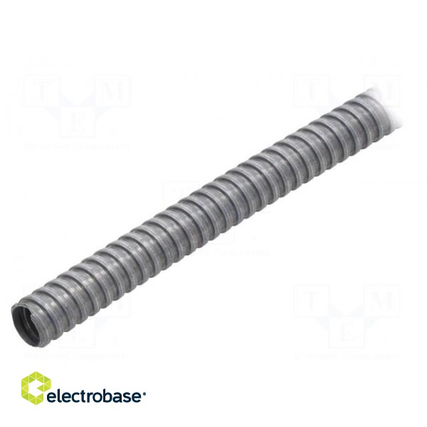 Protective tube | Size: 20 | galvanised steel | -55÷300°C | Øint: 17mm