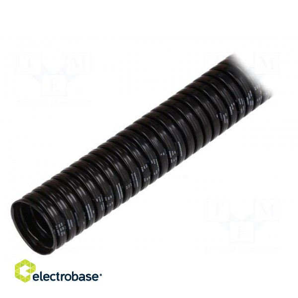 Protective tube | Size: 16 | polyamide 6 | black | -40÷115°C | UL94V-0