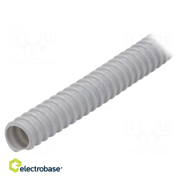 Protective tube | Size: 16 | PVC | grey | L: 30m | -5÷60°C | 320N