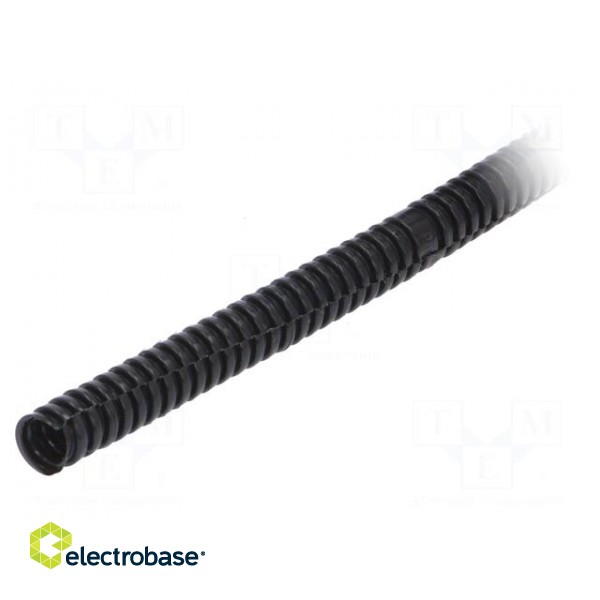 Protective tube | Size: 18 | polyetylene LD | black | L: 100m | incised