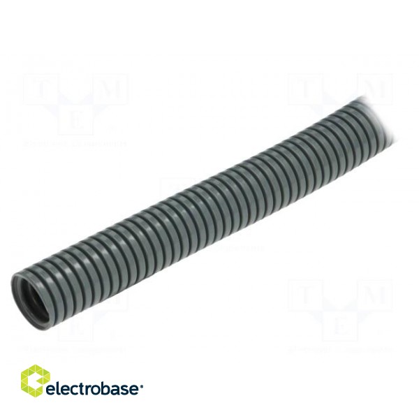 Protective tube | Size: 23 | polyamide 6 | grey | L: 50m | -40÷105°C