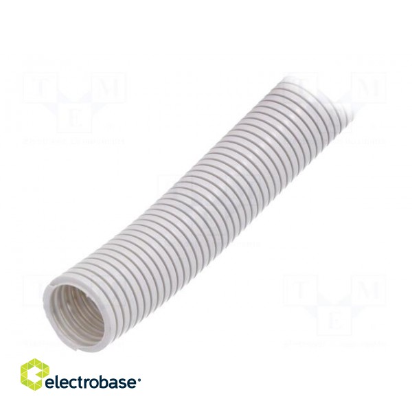 Protective tube | ØBraid : 32mm | grey | L: 25m | -5÷60°C | Øint: 25mm