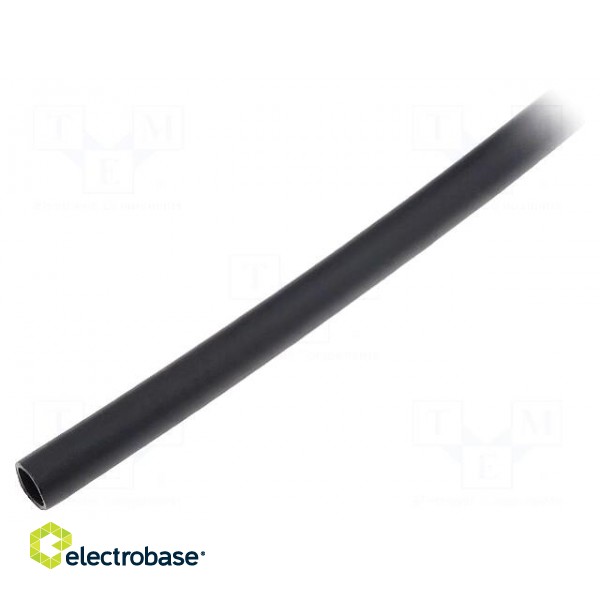 Protective tube | polyetylene | black | Len: 30m | -10÷40°C | Øint: 3mm