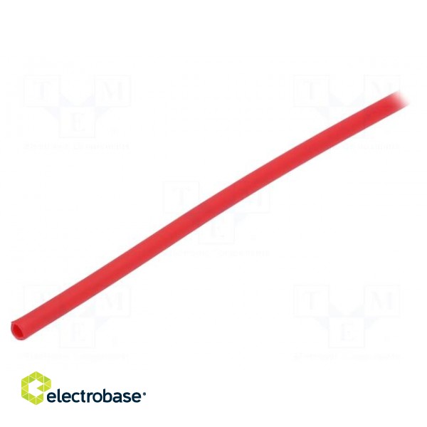 Protective tube | polyetylene | red | Len: 25m | -10÷40°C | Øint: 5mm