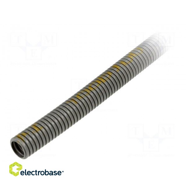 Protective tube | Size: 10 | polyamide 12 | grey | L: 50m | -50÷95°C | PIS