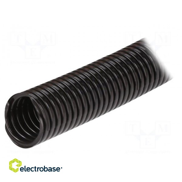 Protective tube | Size: 23 | polyamide | black | -40÷120°C | UL94HB