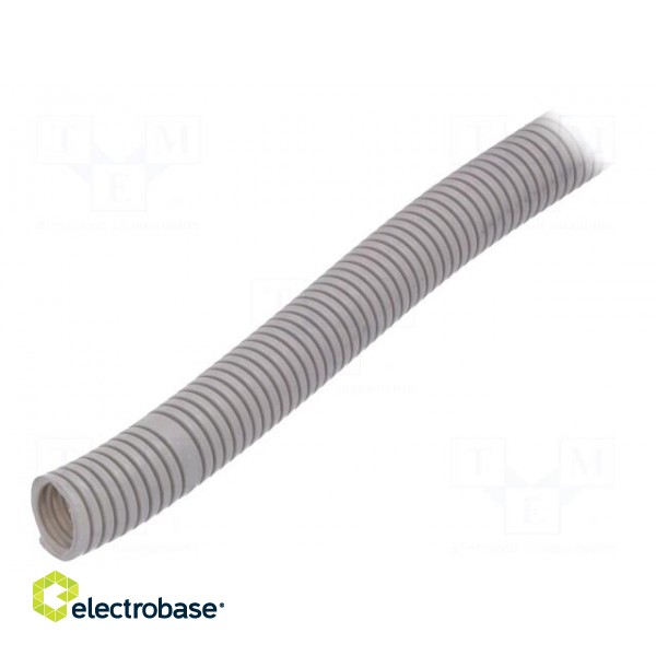 Protective tube | ØBraid : 25mm | grey | L: 50m | -5÷60°C | Øint: 19mm