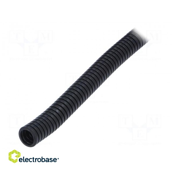 Protective tube | Size: 29 | polyamide 12 | black | L: 50m | -50÷95°C