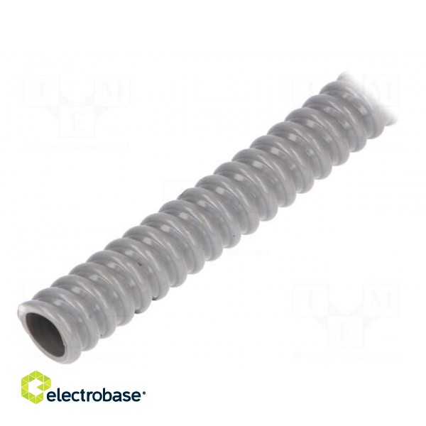 Protective tube | Size: 40 | PVC | grey | -20÷70°C | flexible | HelaGuard