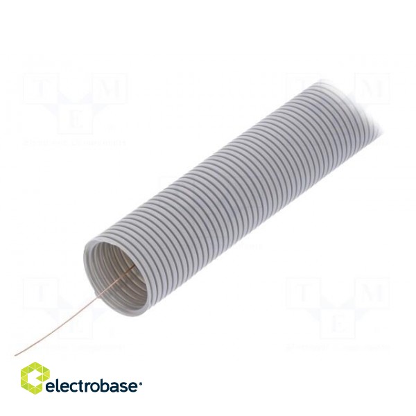 Protective tube | ØBraid : 50mm | grey | L: 25m | -5÷60°C | Øint: 42mm