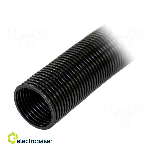Protective tube | Size: 5 | polyamide 6 | black | L: 10m | -40÷105°C