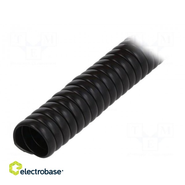 Spiral wrapping | PVC | black | L: 1m | -30÷60°C | SP | Features: flexible