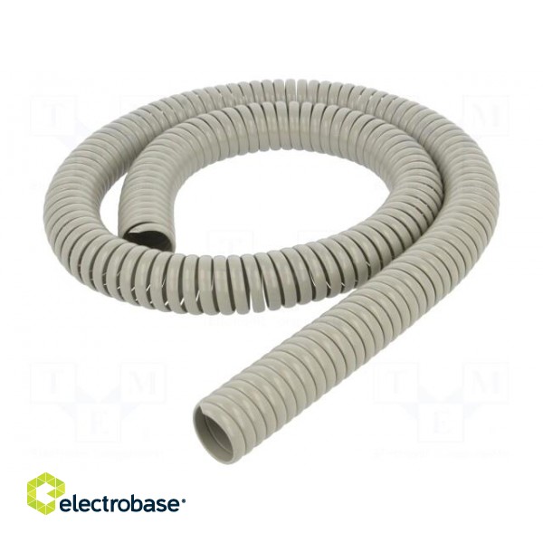 Spiral wrapping | PVC | grey | L: 1m | -30÷60°C | SP | Features: flexible