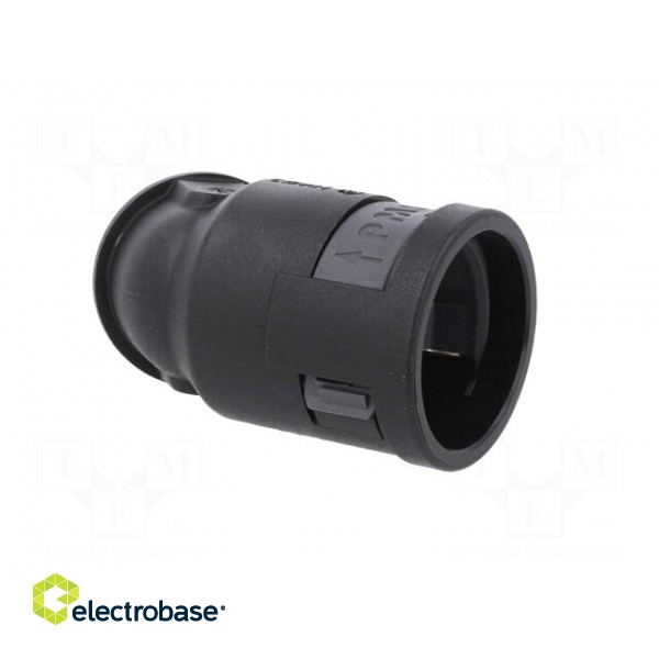 45° angled connector | Thread: metric,outside | polyamide 6 | black фото 8