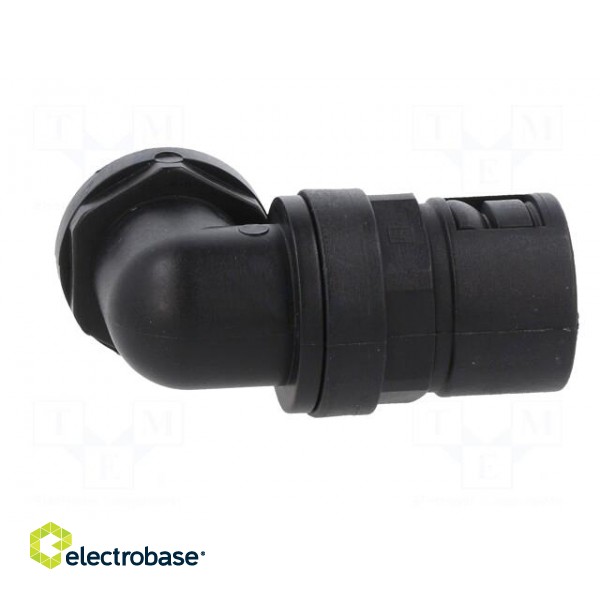 90° angled connector | polyamide | HSSV | Application: for braids image 7