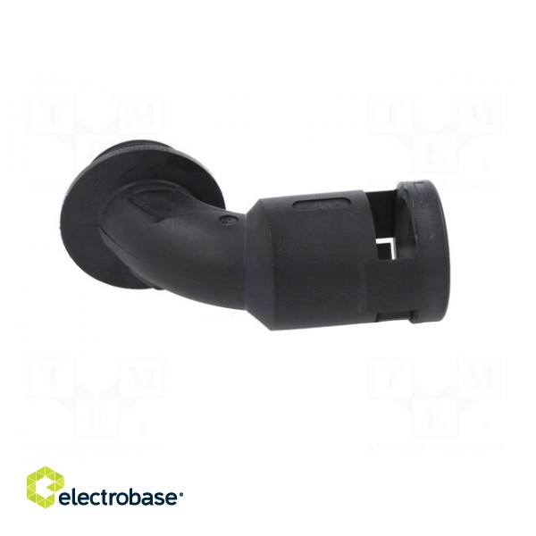 90° angled connector | Thread: metric,outside | polyamide 6 | black фото 4