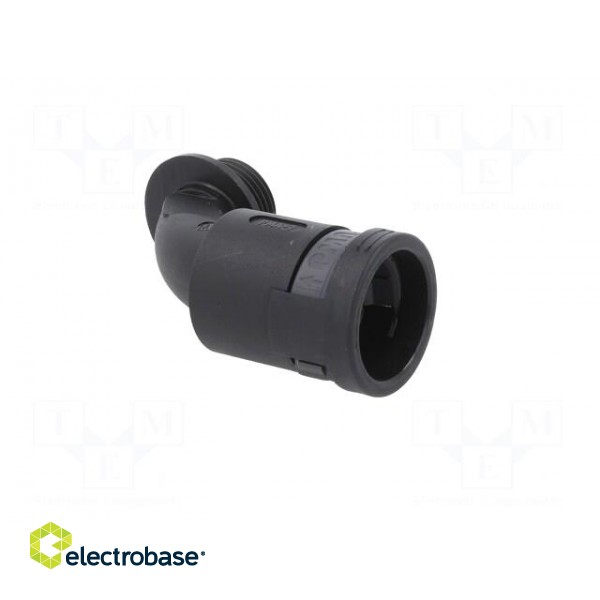 90° angled connector | Thread: metric,outside | polyamide 6 | black фото 8