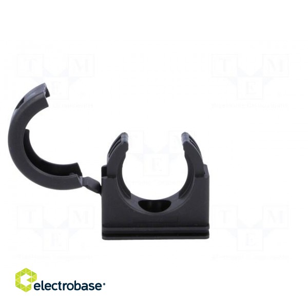 Bracket | polyamide | HelaGuard | -50÷135°C | black | UL94V-2 | Size: 28 paveikslėlis 9