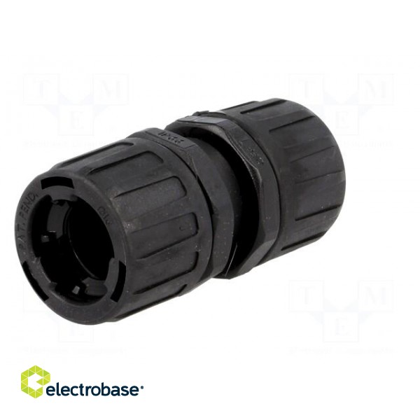 Connector | polyamide | HelaGuard | -50÷135°C | IP66 | black | UL94V-2 фото 2