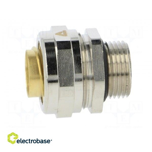 Straight terminal connector | Thread: metric,inside | brass | IP40 фото 3