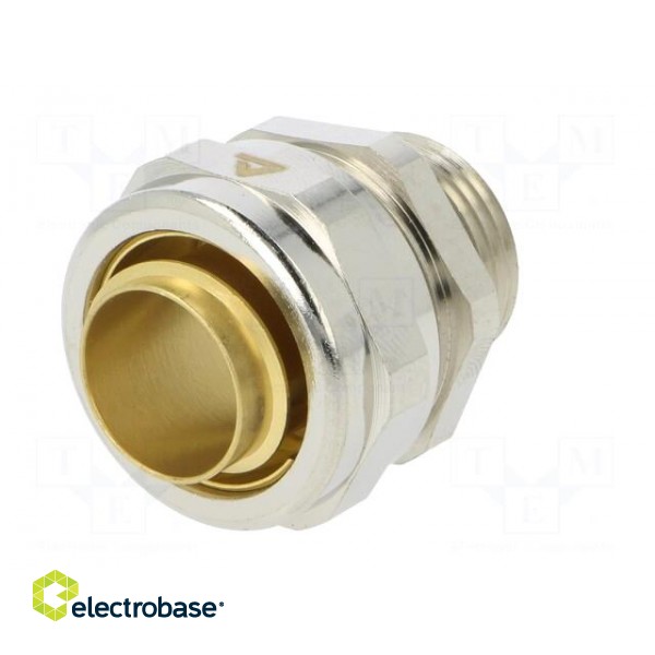 Straight terminal connector | Thread: metric,inside | brass | IP40 image 2