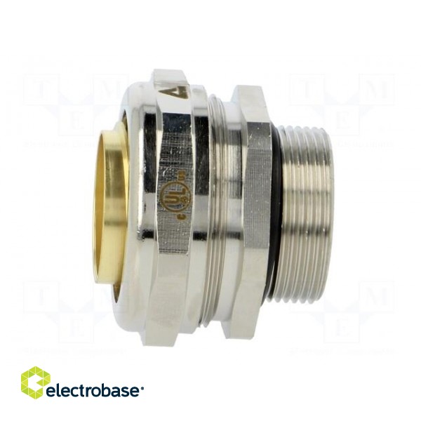 Straight terminal connector | Thread: metric,inside | brass | IP40 image 3