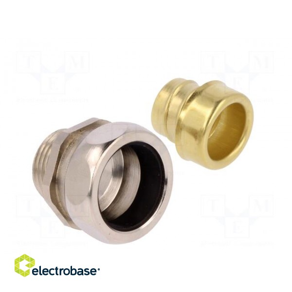 Straight terminal connector | Thread: metric,outside | brass | IP65 image 8