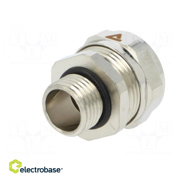 Straight terminal connector | Thread: metric,outside | brass | IP68 фото 6