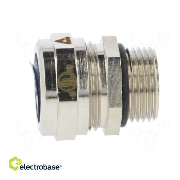 Straight terminal connector | Thread: metric,outside | brass | IP67 фото 3
