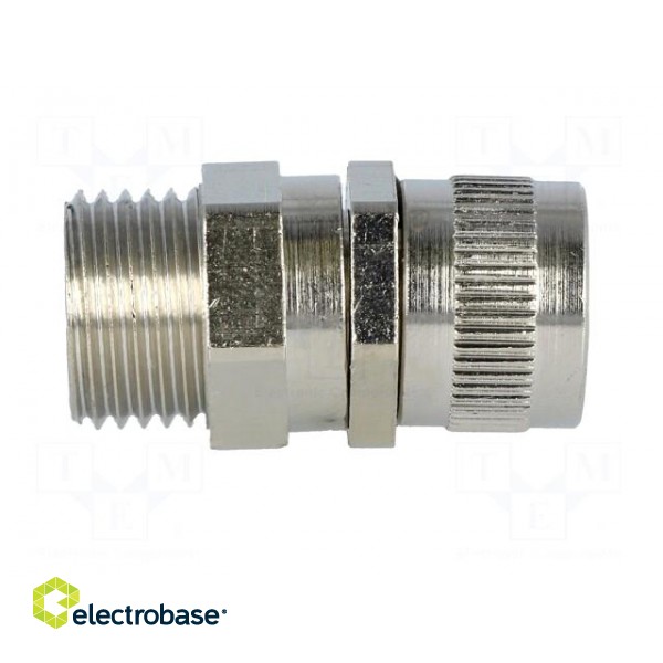 Straight terminal connector | Thread: metric,swivel,outside фото 7