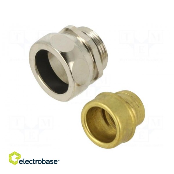 Straight terminal connector | Thread: PG,outside | brass | IP65 image 1