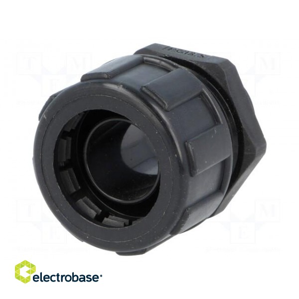 Straight terminal connector | Thread: PG,outside | polyamide | IP65 image 1
