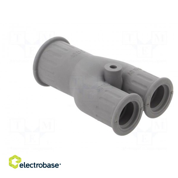 Y-connector | elastomer thermoplastic TPE | -40÷115°C | IP66 | grey image 4